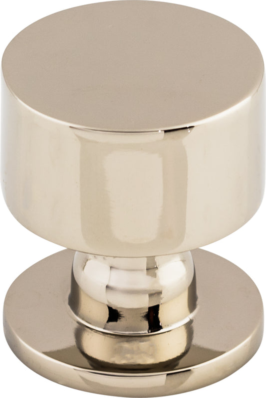 Lily Knob 1 1/8 inch Polished Nickel
