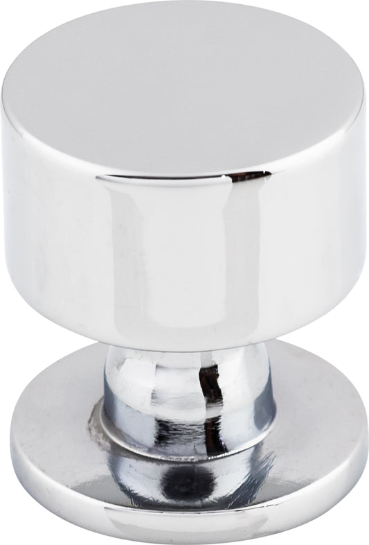 Lily Knob 1 1/8 inch Polished Chrome